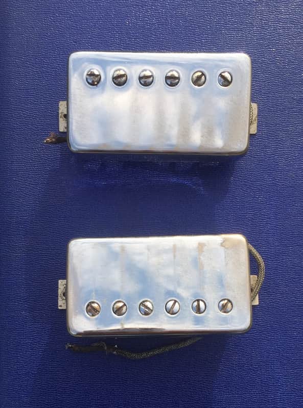 1970-72 Gibson Patent Number T-Top Pickups Set ES-335 Les Paul SG image 1