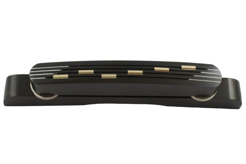 ABM 2115 Hofner Style Guitar Bridge with Base - Rosewood image 1