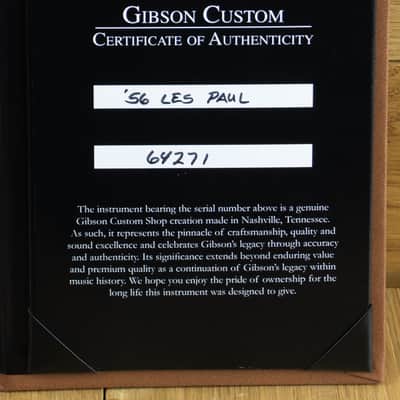 Gibson Custom M2M 1956 Les Paul Standard VOS Handpicked Top, Royal Tea Burst Top #14 64271 image 7