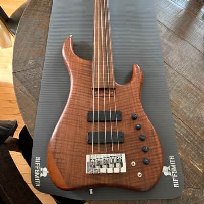 Hanewinckel Custom Pro Series 5-string Fretless Bass image 1