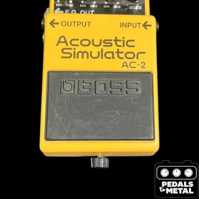 Boss AC-2 Acoustic Simulator (Silver Label) 1997 - 2006 - Yellow - X19947 image 2