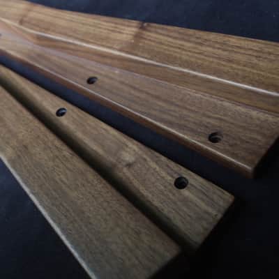 Oberheim Matrix 6 walnut wood side panels image 2