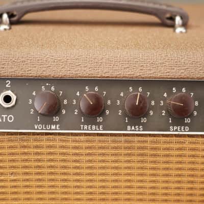 1962 Fender Concert Amp 6G12-A Brownface 4x10 Combo Amp  #59034 image 7