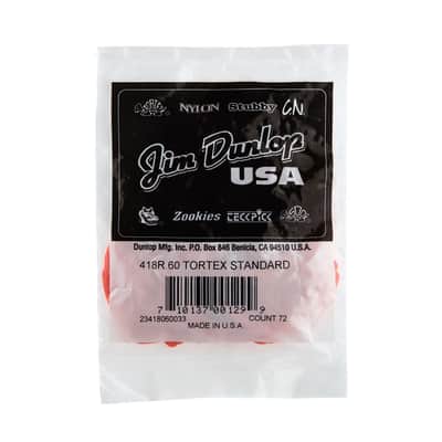 Dunlop 418R Tortex Standard Orange .60 image 3