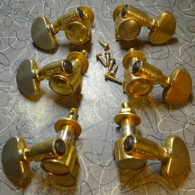 Grover Rotomatic 60-70's Gold Vintage Tuners image 2