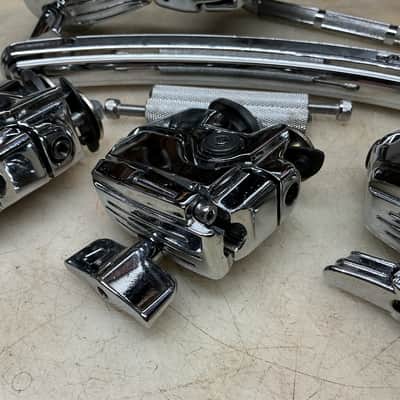 Ludwig Atlas Bass Drum Rail Consolette w/Tom Mount NiCe - Chrome image 3