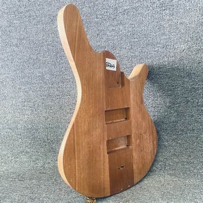 Mahogany Wood 4 String Electric Bass DIY Project Body image 3