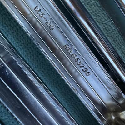 Premier Lot of 10 Vintage Bass Drum Lugs - Chrome 125-20 RD.843756 70s - Chrome image 8