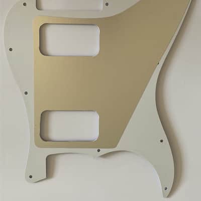 New 4 Ply White Pearl Fits Fender Double Fat HH Stratocaster Humbucker Guitar Pickguard image 8