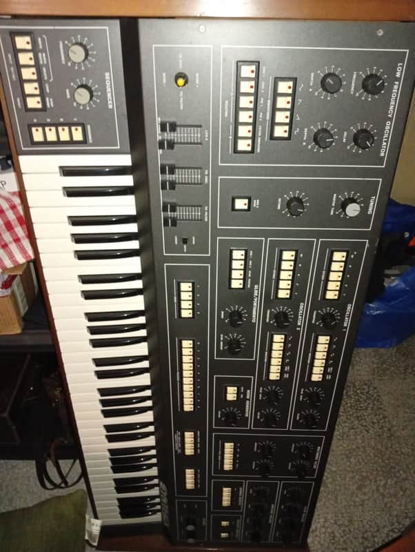 Elka Synthex 1980s - Black image 1