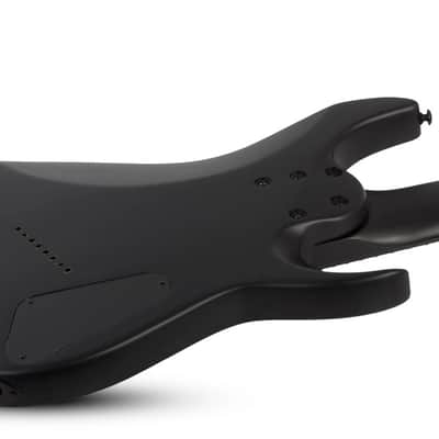 Schecter Damien-8 Multiscale LH - Satin Black (2479) image 2