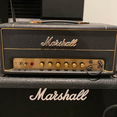 Marshall SV20H head and 1936 Vintage 2x12 Cabinet 2021 Black, Leather image 2