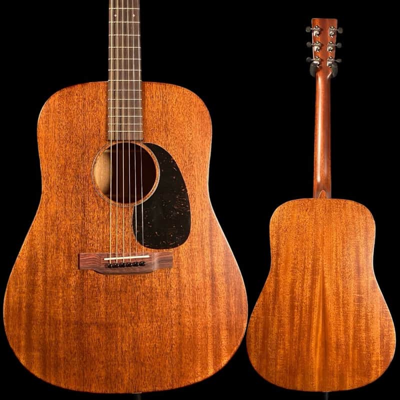 Martin D-15M Mahogany Dreadnought Acoustic Guitar - Natural image 1