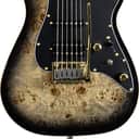 Michael Kelly 60 Custom Electric Guitar, Black Burl Burst