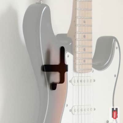 Patented invisible guitar wall hanger compatible FenderÂ® with rectangular plate - 3 kits image 5