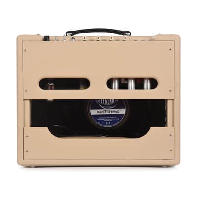 Victoria Vicky Verb Jr 5w 1x12 Combo Amp Smooth Blonde w/ Wheat Grille & Reverb image 4