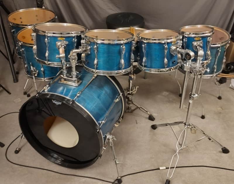 Eames Custom Drum set 2014 - cobalt blue image 1