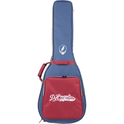 D'Angelico Grateful Dead Premier SS Semi-hollowbody Electric Guitar - Red, White, and Blue Lightning Bolt image 6