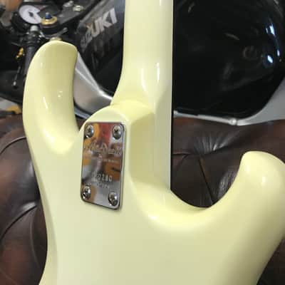 Aria Pro II Mega Metal Stage III in White (LH) 1980's MIJ image 16