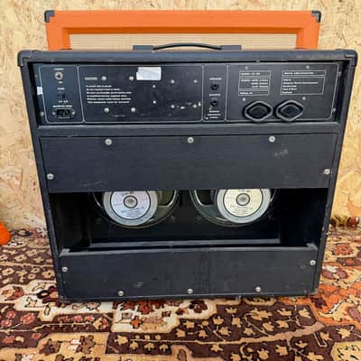 Vintage 1970s White Chorus 160 CL160 Tour Range 2x12 Amplifier Combo w/ G12-80 image 7