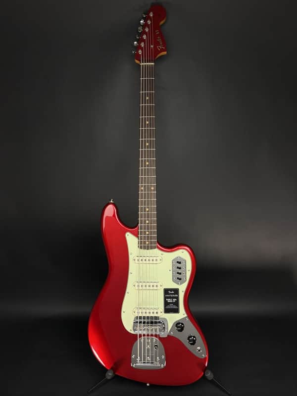 Fender Vintera III Early '60s Bass VI - Candy Apple Red image 1