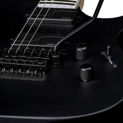 Dean Guitars 6 String Exile Select Floyd Fluence Electric Guitar, Black Satin, Right, F FL BKS image 5