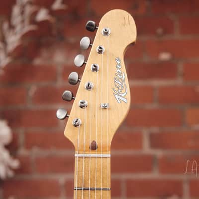 K-Line Springfield S-Style Electric Guitar - Black with Maple  #060157 image 5