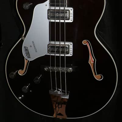 Gretsch Japan `03 6119B LH Broadkaster Bass- Dark Walnut image 2