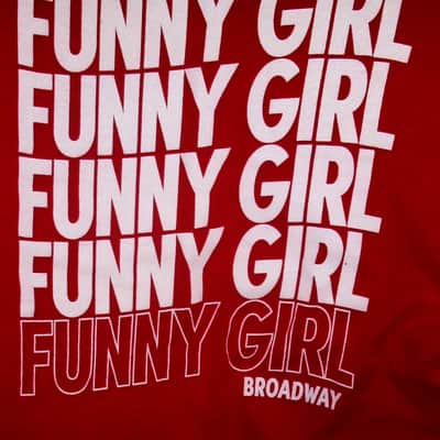 barbara streisand funny girl broadway official NEW L woman tee - pop stage 1965 overture people vocals legend the concert image 1