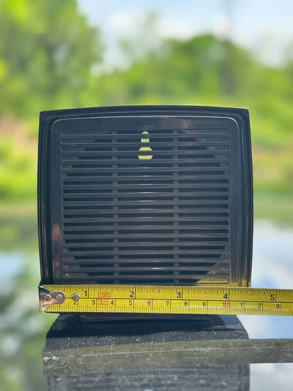 Small Vintage Motorola Speaker Enclosure 1970s - 1980s - Black New Old Stock with Screws great for DIY speaker mini cabinet box image 1