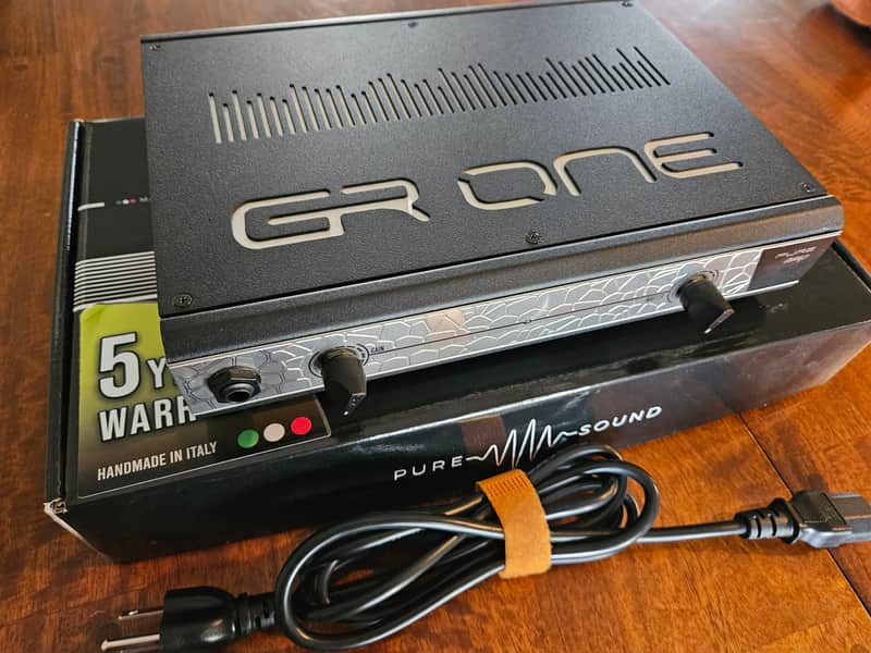 GR Bass Pure Amp 800 2024 Bass Amp Head- metal and black image 1