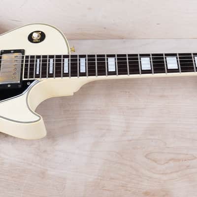 Orville by Gibson LPC Les Paul Custom 1988 Alpine White Lacquer Finish Tim Shaw USA Pickups Japan w/ Hard Case image 3