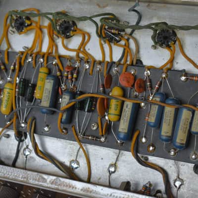 1961 Fender Concert Amp 6G12-A Brownface image 7