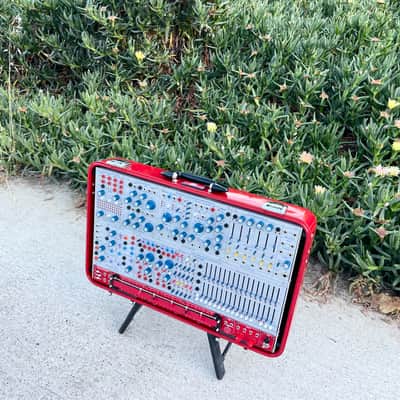 Buchla Tiptop 200t series with BPNYC ZERO Halliburton Eurorack Modular Travel Case 7U 'REDRUM" #2 image 5