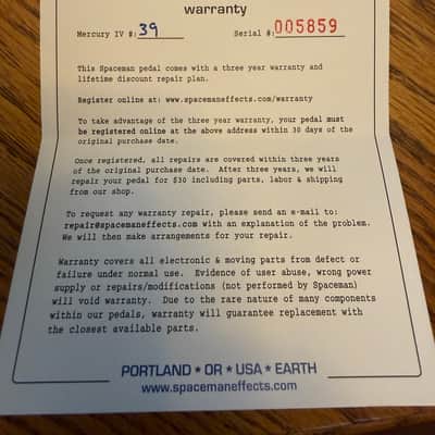 Spaceman Mercury IV Germanium Harmonic Boost 2010s - Silver Edition image 4