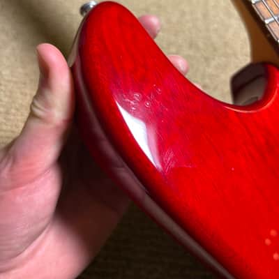 Valley Arts California Pro 90's Electric Guitar S-Shaped Red image 20