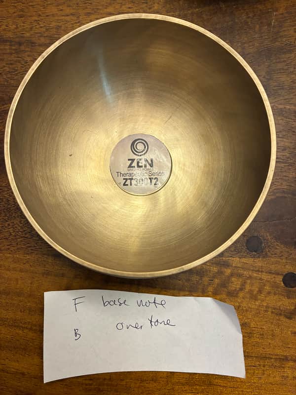 Zen Singing Bowl - ZT300T2 - B over F image 1