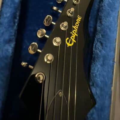 Epiphone 150th Anniversary Wilshire 2023 Pacific Blue in case image 5