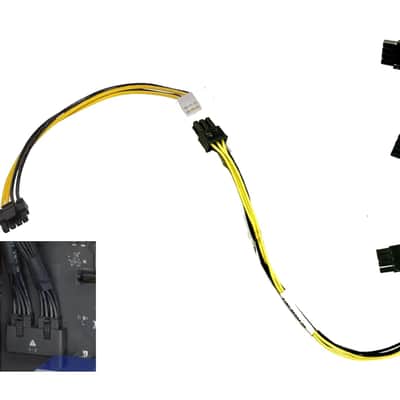 AVID MAC PRO 2019+ PCIE Power Cord Adapter Mini 8 PIN (M) to Mini 6 PIN (F) image 2