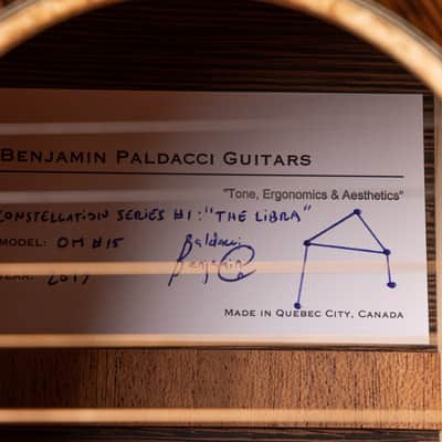 Benjamin Paldacci Small OM - The Libra - Engelmann Spruce & Wenge image 20