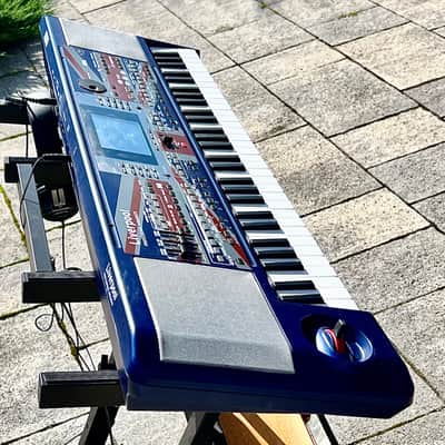 Korg Liverpool 61-Key Arranger with Lennon and McCartney Beatles Songs 2010s - Blue/Union Jack image 2