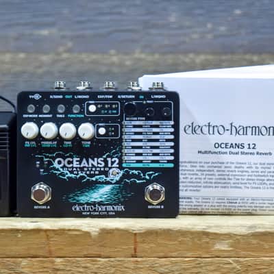 Electro-Harmonix Oceans 12 Dual Independent Stereo Reverb Engines Effect Pedal image 9