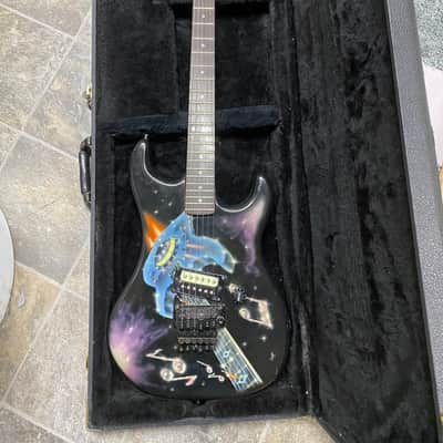 1987 Kramer Baretta Guitar art 1987 - custom Knapp graphic image 1