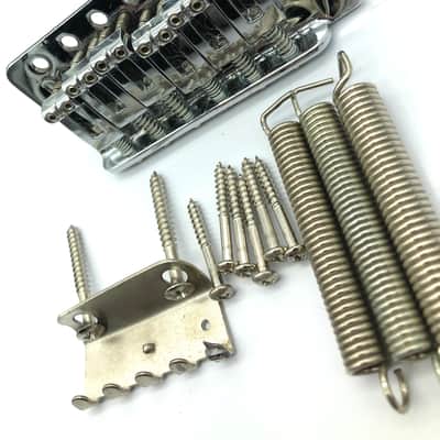Stratocaster Style Tremolo/Vibrato Assembly Chrome image 2