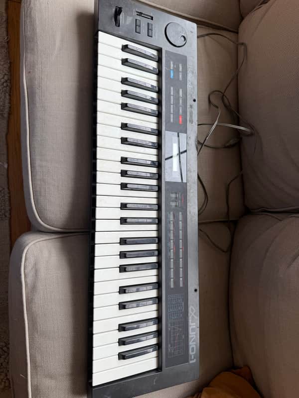 Roland Alpha Juno-1 49-Key Programmable Polyphonic Synthesizer 1985 - 1988 - Black image 1