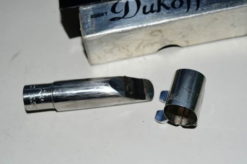 Stainless Steel Tenor Saxophone Mouthpiece 100/1/offset M 851427/8 feb25 #W1A 1940-present image 1