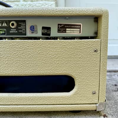 Fender Limited Edition '65 Reissue Deluxe Reverb Head - Blonde 2014–2016 - Blonde image 7