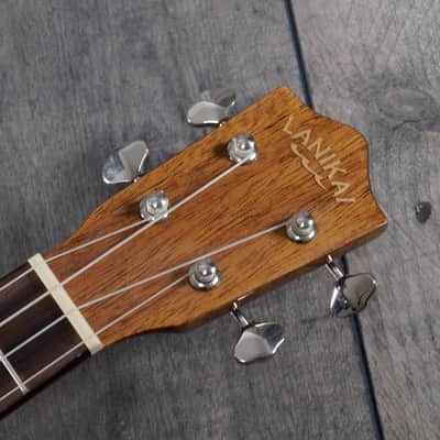 Lanikai MAS-T All Solid Mahogany 'Tenor' Ukulele, Incl Case image 11