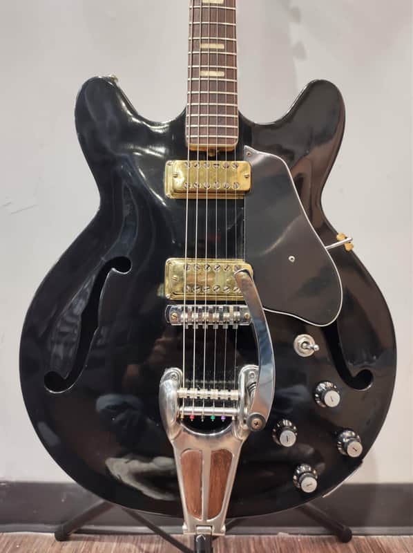 Crucianelli Espana EL-36 Hollow Body Electric Guitar 1968 - Black - Good