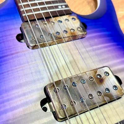 🔥2019🔥 Ibanez RGA71AL Axion Label 7 String~ Indigo Aurora Burst~ Bare Knuckle! image 6